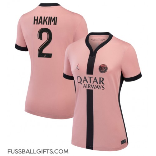 Paris Saint-Germain Achraf Hakimi #2 Fußballbekleidung 3rd trikot Damen 2024-25 Kurzarm